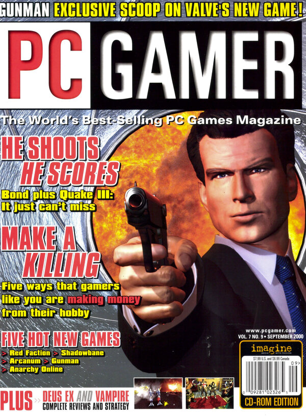 PC Gamer Issue 076 (September 2000) cover